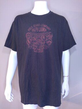 POLO JEANS COMPANY Vintage T Shirt XL Graphic Tee RALPH LAUREN Vtg Y2K RL Mens